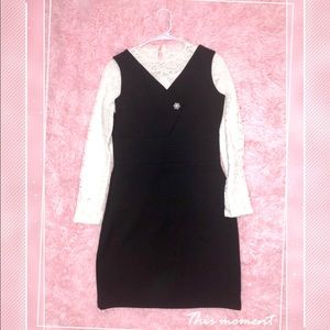 Maje black mini dress